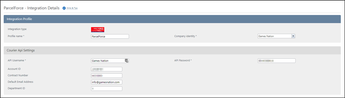 Setting up a Parcelforce Integration – StoreFeeder